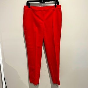 Express Red Columnist Ankle Mid-Rise 10R